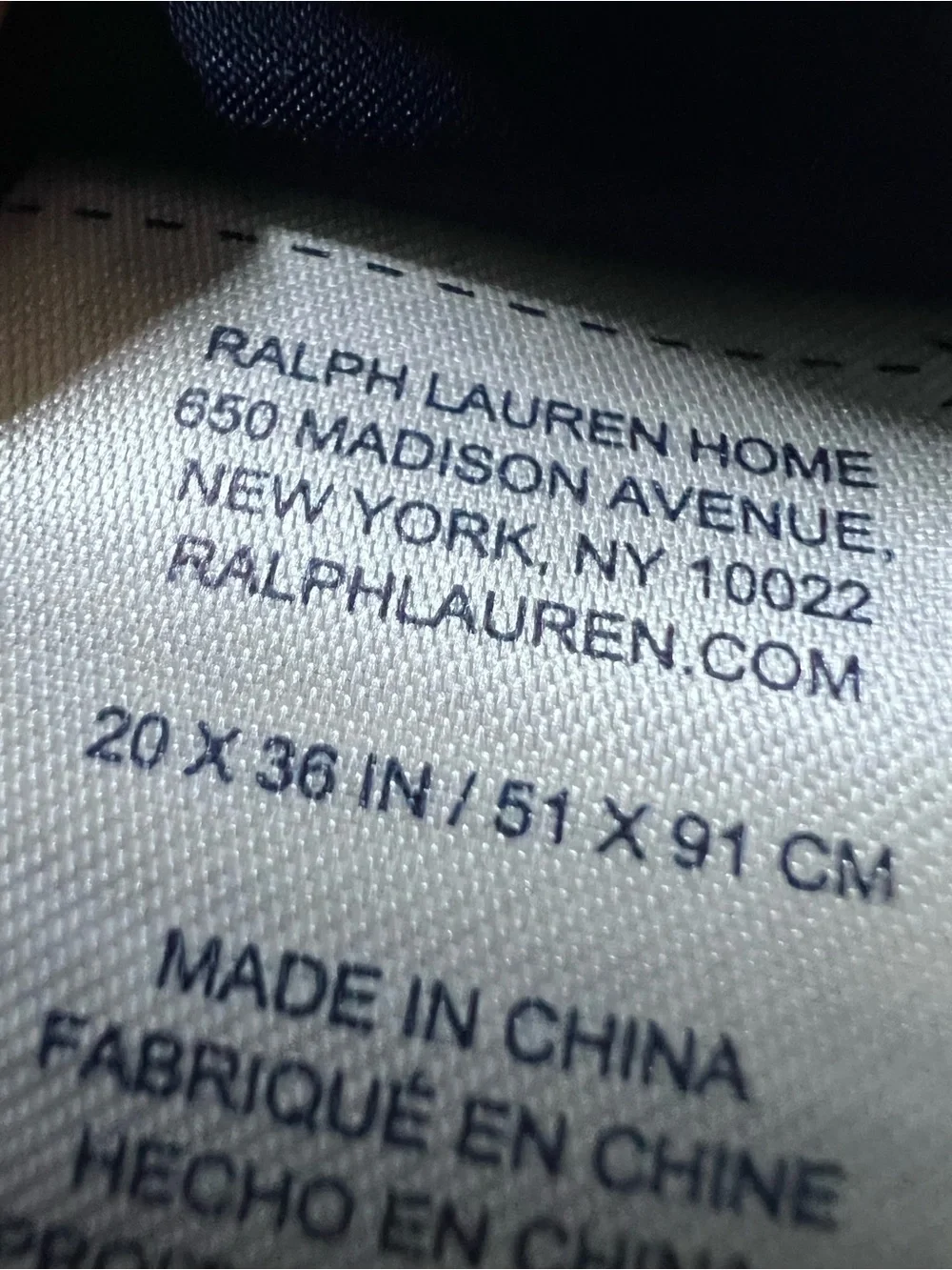 Ralph Lauren KING Shams KEATON Indigo Blue Floral Pair Jacobean Grandmillennial
